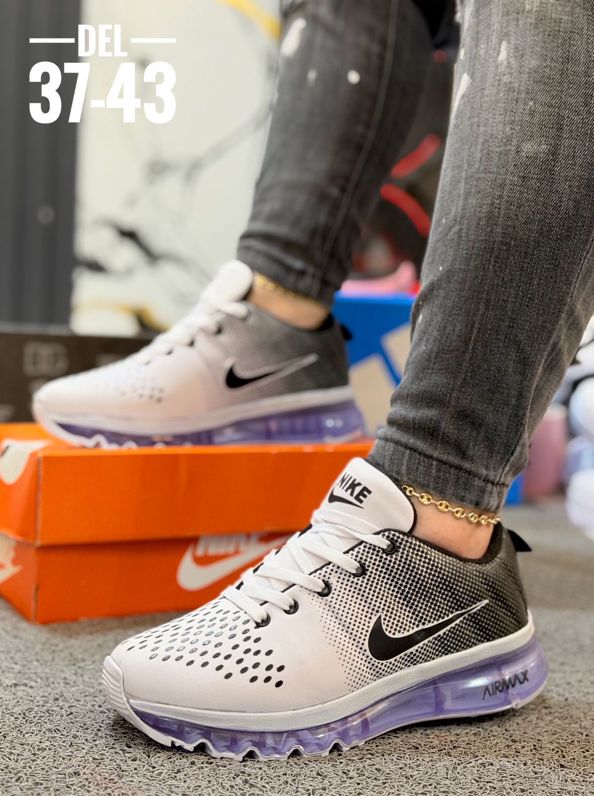 ✨️NIKE AIR MAX✨Sb Blanco Negro